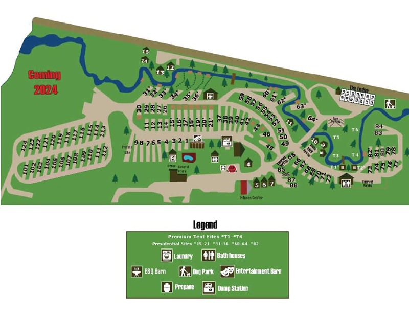 RV Park Black Hills Campground Hill City Larsson’s Crooked Creek